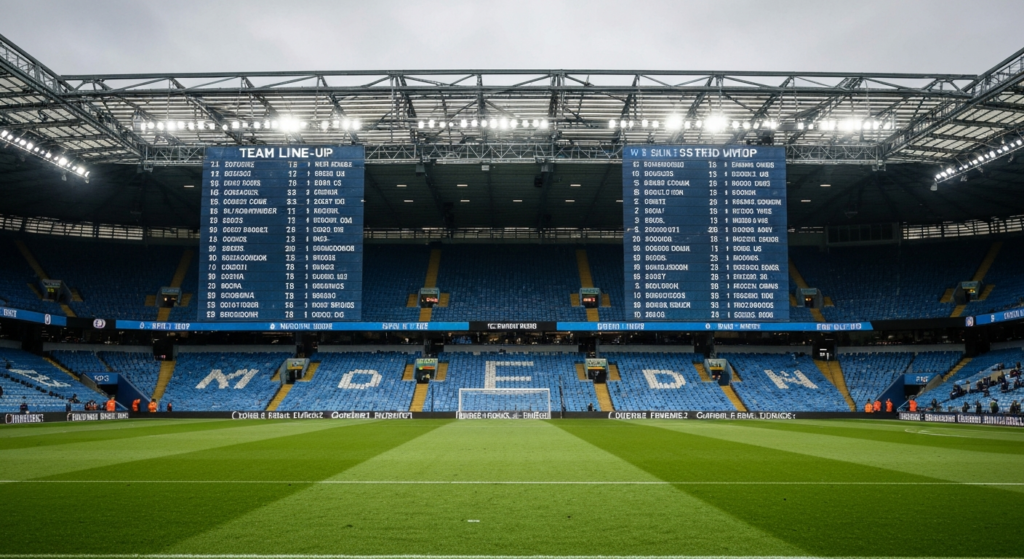Man City vs Leeds United Lineups